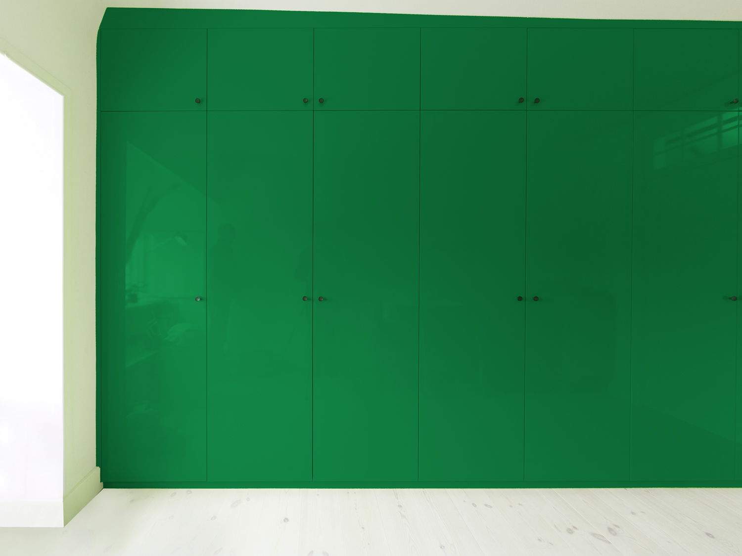 Racing green garderobe